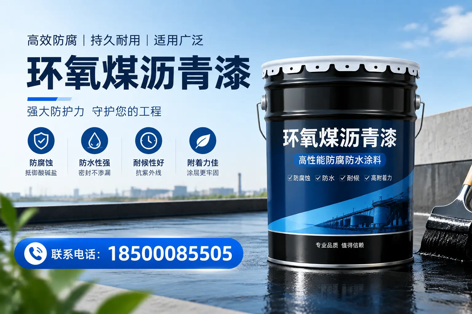 环氧煤沥青漆的施工方法详解，助力和林格尔企业高效完成项目